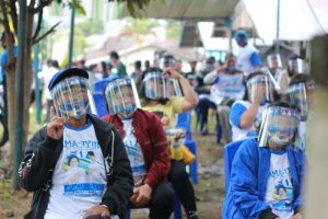 Patuhi Protokol Covid-19, Ama – UKP Kampanye Dialogis di Desa Bongkudai Baru
