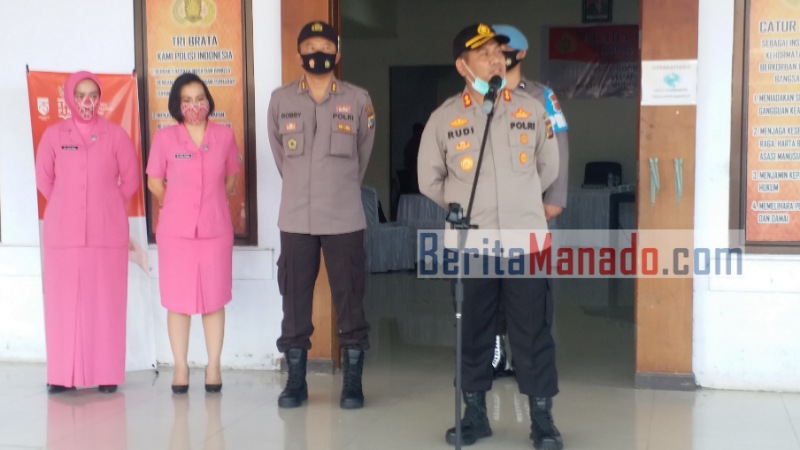 Welcome and Farewell Parade Kapolres Mitra, AKBP Rudi Hartono Resmi Bertugas