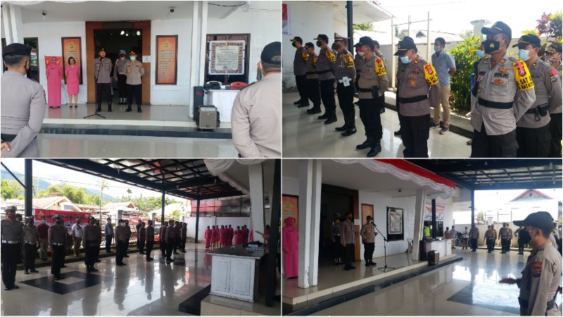 Welcome and Farewell Parade Kapolres Mitra, AKBP Rudi Hartono Resmi Bertugas