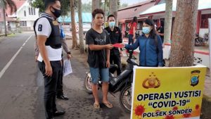 Tak Pakai Masker, Puluhan Warga Terjaring Operasi
