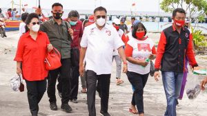 Disambut Warga, Olly Dondokambey: Kita Pastikan Ekonomi Miangas Makin Maju
