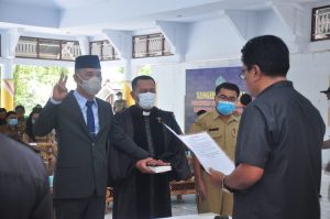 Resmi Dilantik! Melanchton Harry Wolff Jabat Sekda Definitif Kabupaten Kepulauan Sangihe