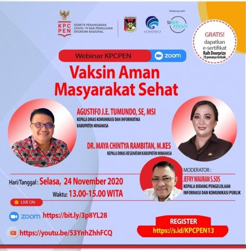 KPCPEN dan Kominfo Gelar Webinar, Ini Pesan Agustivo Tumundo 8 KPCPEN dan Kominfo Gelar Webinar, Ini Pesan Agustivo Tumundo
