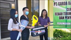 Grazia Residence Serahkan Unit Rumah Kepada Konsumen, Greysia Mengaku Rindu Bangun Tomohon