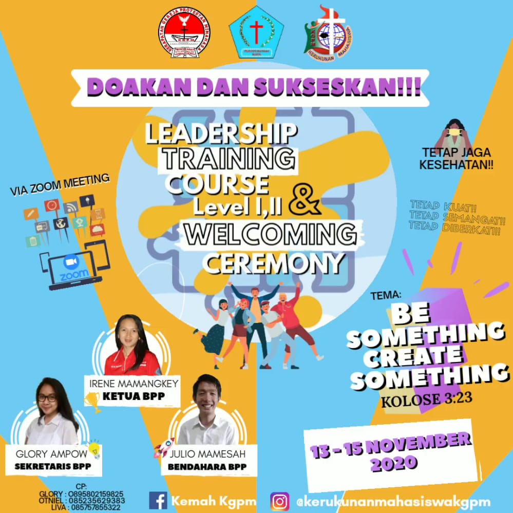 KEMAH KGPM Gelar Latihan Kepemimpinan secara Virtual Bagi Mahasiswa
