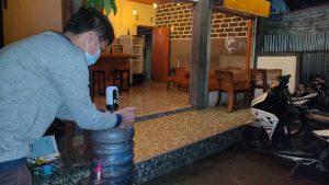 Polres Kotamobagu Pantau Protokol Kesehatan di Kafe