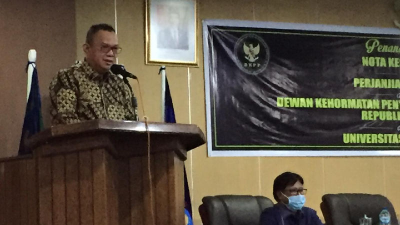Dorong Pilkada Beretika, DKPP RI-Unima Jalin Kerja Sama