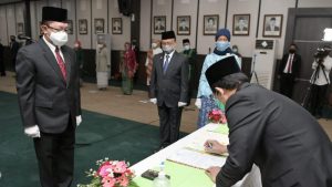 Dilantik Menteri Abdul Halim Iskandar, Taufik Madjid Jabat Sekjen Kemendes PDTT