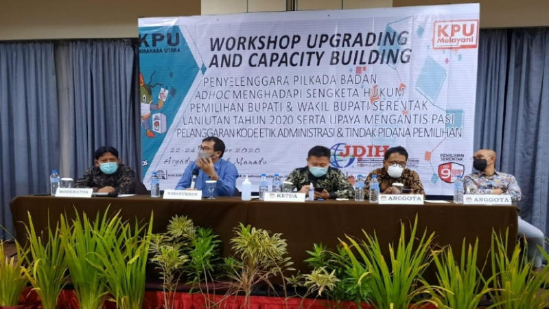 KPU Minut Bekali Adhoc Hadapi Sengketa Pemilihan