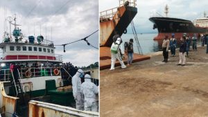 Penerapan Protokol COVID-19 pada Pemulangan 155 ABK WNI dari Cina