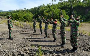 Tingkatkan Kemampuan, Dandim 1301/Sangihe Motivasi Prajurit Latbakjatri TW IV Tahun 2020