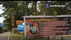 VIDEOGRAFIS: Penyebaran Spanduk dan Poster Bantu Sadarkan Warga Soal Prokes