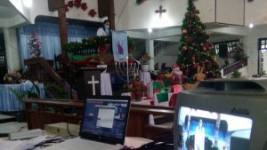 Cegah Penyebaran COVID-19, GMIM Sentrum Dame Tosuraya Gelar Ibadah secara Live Streaming