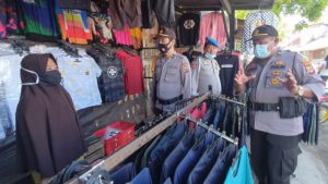 Wakapolsek Aertembaga Pimpin Operasi Yustisi