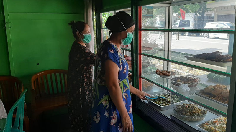 Protokol Kesehatan Ketat di Pondok Lauk Pauk Kinanti