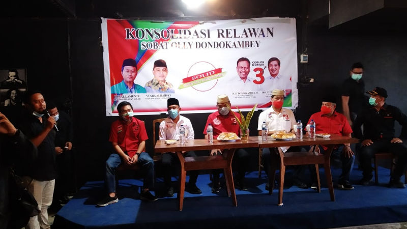 Relawan SOLID di Bolmut Terbentuk, Siap Menangkan Olly Dondokambey-Steven Kandow