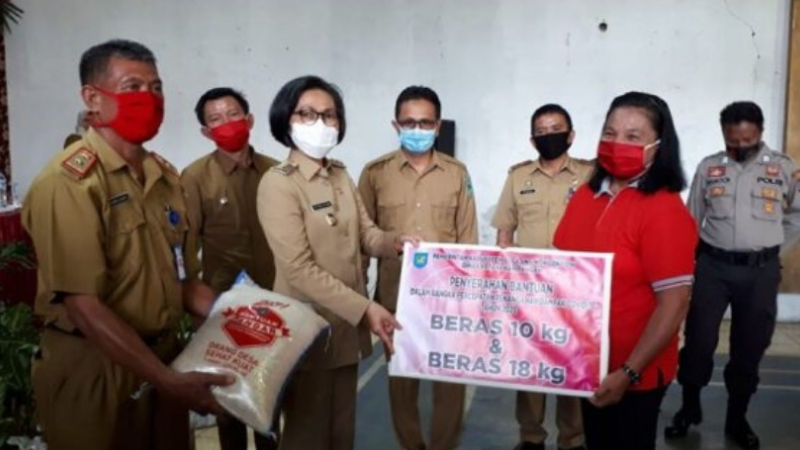Covid-19 Masih Berlanjut, Pemkab Bolmong Salurkan Bansos Tahap 5 dan 6