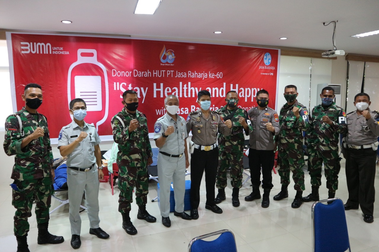 Rayakan HUT ke-60, Jasa Raharja Gelar Donor Darah