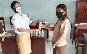 SMAN NusTab Tetap Jalankan Prokes COVID-19 Ditengah Keterbatasan Air Bersih