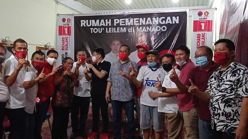 TOLE Manado Antar Putra Leilem Richard Sualang ke Balai Kota