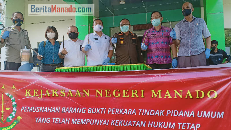 Kepala BNN Reyno Bangkang Dukung Pemusnahan Barang Bukti oleh Kejari Manado