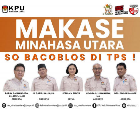 KPU Minut: Makase Pemilih so Bacoblos di TPS
