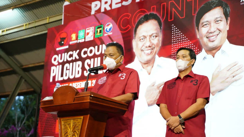 Dibalik Pidato Inspiratif Kemenangan Olly Dondokambey-Steven Kandouw: Kemenangan Terhormat Milik Semua