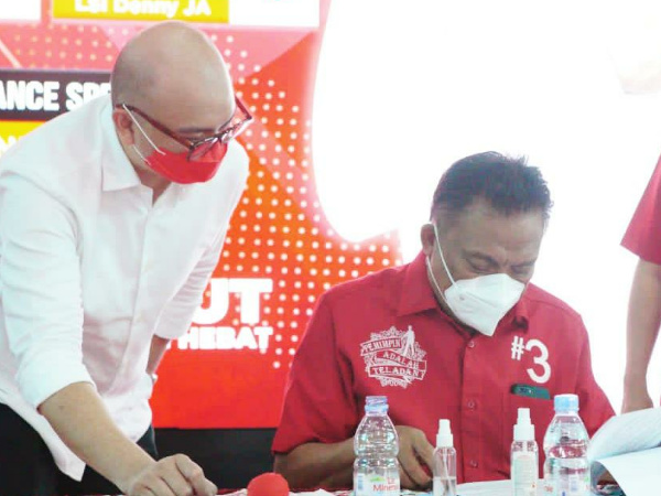 Dibalik Pidato Inspiratif Kemenangan Olly Dondokambey-Steven Kandouw: Kemenangan Terhormat Milik Semua