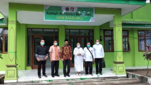 Penerapan Prokes di Kampus IAIN Manado Saat Peresmian Rumah Moderasi Beragama