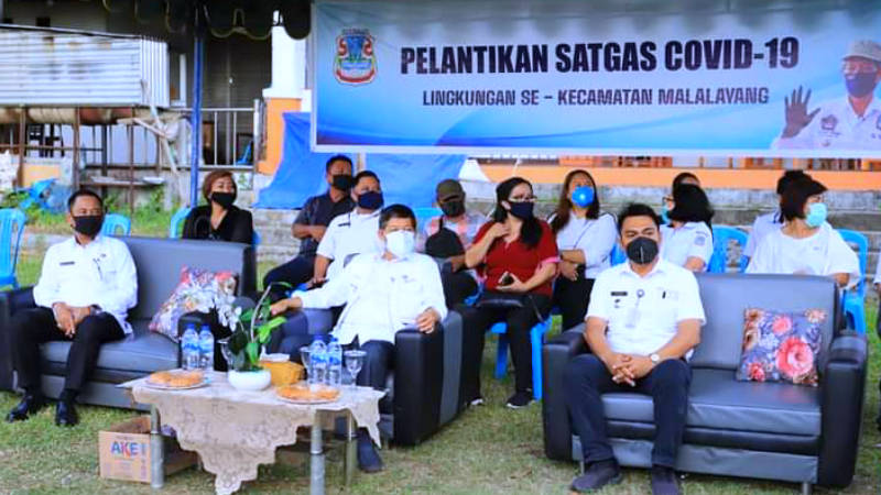 Wali Kota Vicky Lumentut Lantik Satgas COVID-19 Kecamatan Malalayang