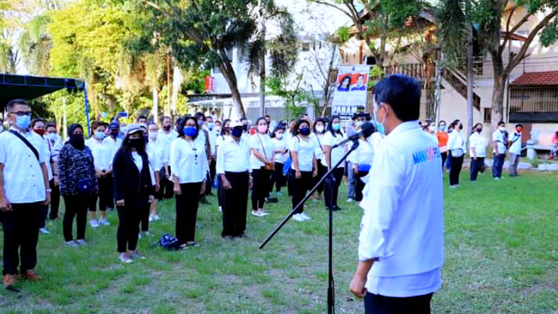 Wali Kota Vicky Lumentut Lantik Satgas COVID-19 Kecamatan Malalayang
