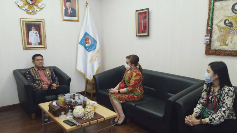 Temui Pihak Kemendagri, Syerly Sompotan Bahas BLUD