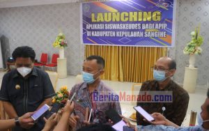 Kunjungi Sangihe, BPKP Sulut Luncurkan Aplikasi “Siswakeudes”