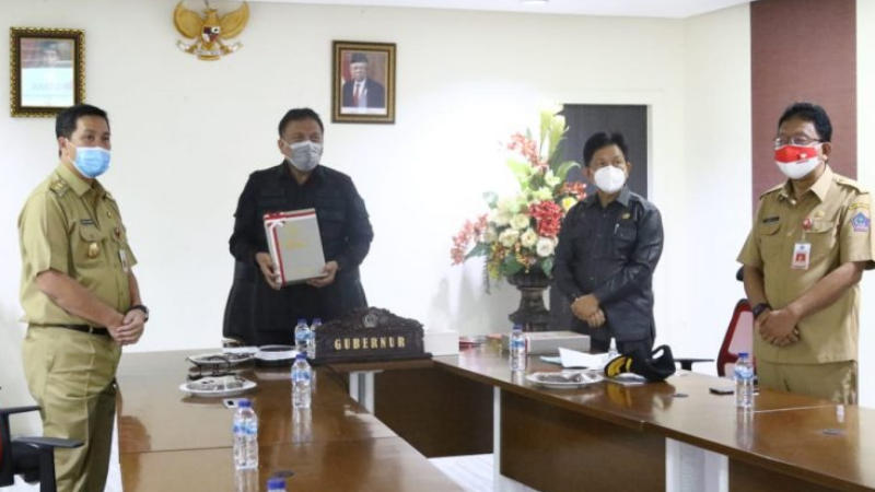Terima LHP Penanganan COVID-19, Gubernur Olly Dondokambey Apresiasi Pendampingan BPK