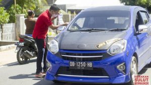PKM Boroko Kampanyekan 3 M dan Bagi-bagi Masker Gratis