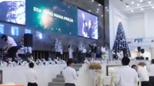 Ibadah Natal GPDI Pusat Manado Berjalan Sesuai Protokol Kesehatan