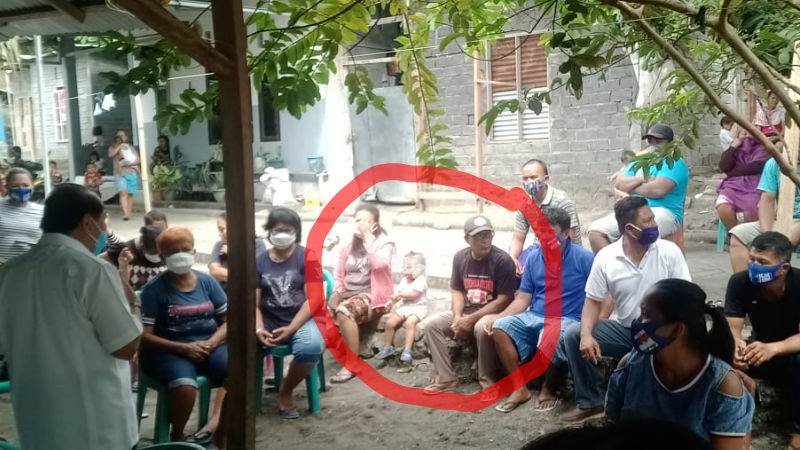 Abai Protap Covid-19 dan Libatkan Anak-anak, Salah Satu Calon Petahana di Bitung Ditegur PKD