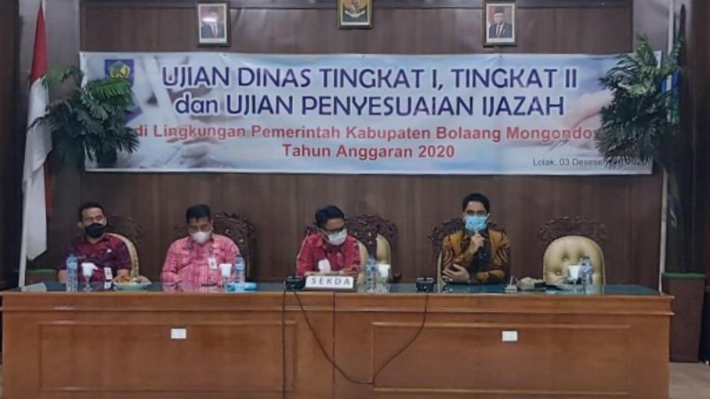 Ujian Dinas dan Penyesuaian Ijazah Terapkan Prokes