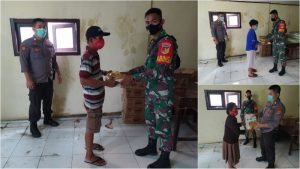 Bersinergi, TNI-Polri di Mitra Bantu Warga Kurang Mampu