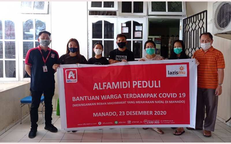 Rayakan Natal, Alfamidi Bantu Warga Kurang Mampu Lewat Hasil Donasi Konsumen