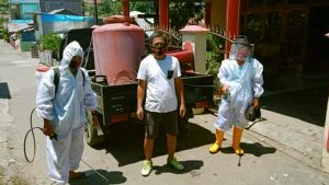 Cegah Bitung Zona Merah Covid-19, Masker Merah Kembali Beraksi