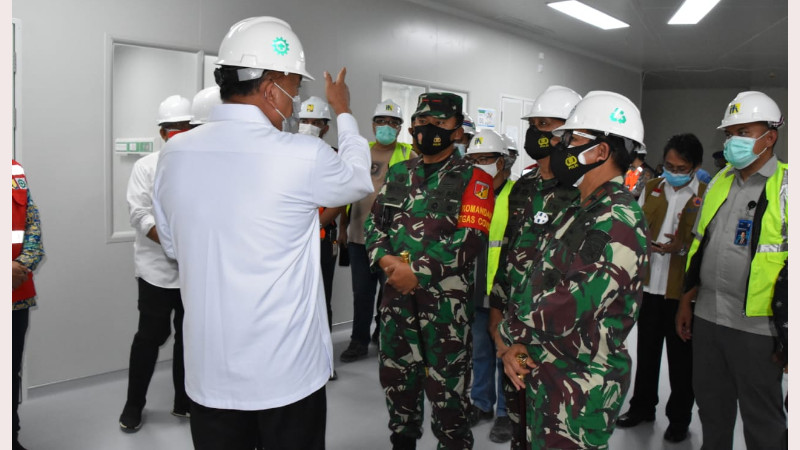 Olly Dondokambey dan Forkopimda Kunjungi RS Covid-19 dan Mantos, Danrem 131/Santiago Ajak Terapkan Protokol Kesehatan