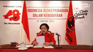 Megawati Soekarnoputri Kenang Pesan Bung Karno di HUT ke-48 PDIP