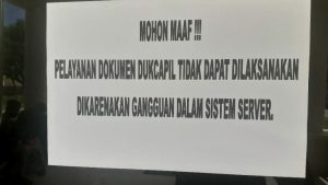 ‘Jantung’ Pelayanan Dukcapil Bolmut Rusak, Pelayanan Pun Ikut Dihentikan