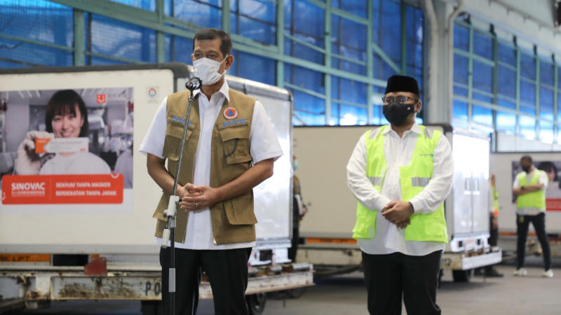 15 Juta Dosis Vaksin Tiba di Indonesia, Doni Monardo: Jangan Kendor 3M