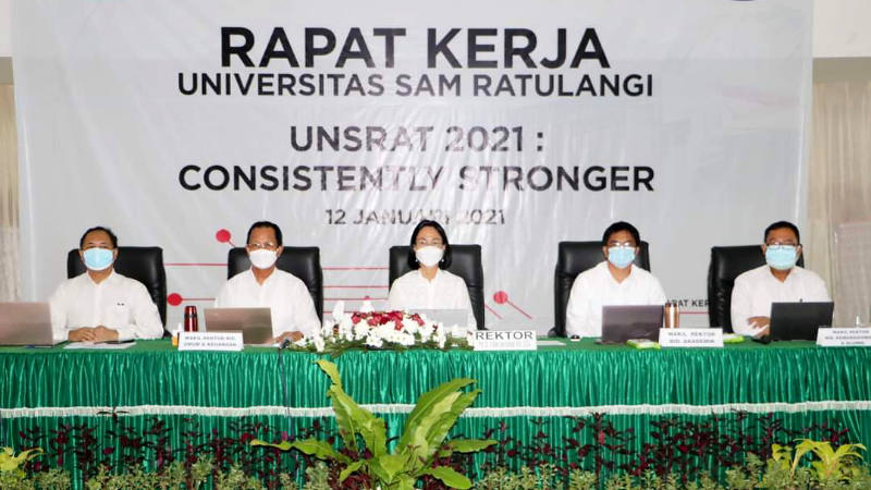 Rapat Kerja Unsrat 2021, Begini Harapan Rektor Ellen Kumaat