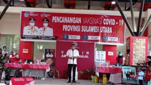 Gubernur Sulut Olly Dondokambey Ajak Masyarakat Ikut Divaksin