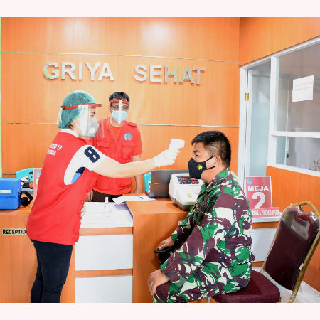 Brigjen TNI Prince Meyer Putong Terima Suntikan Vaksin Tahap 2, Ingatkan Soal Protokol Kesehatan