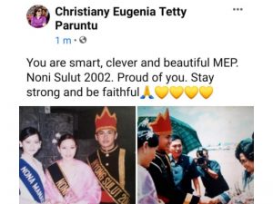 “You are Smart, Clever and Beautiful MEP”