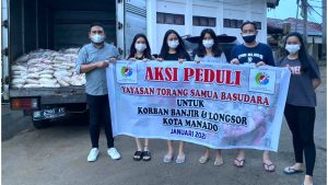 Yayasan Torang Samua Basudara Salurkan Bantuan untuk Korban Bencana di Manado